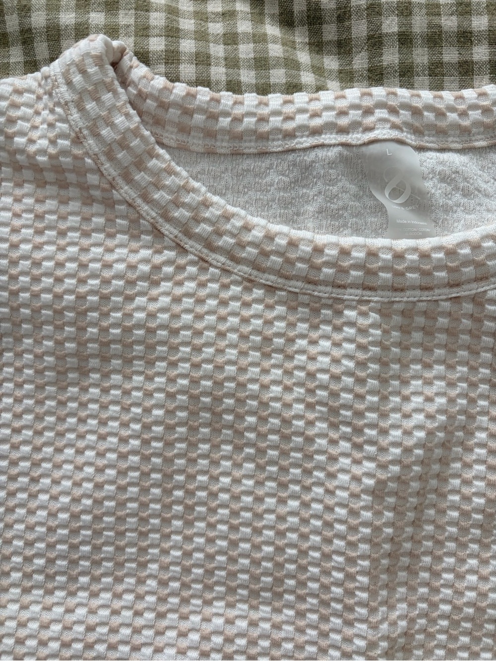Lou & Grey Cream Waffle Knit Lounge Set - Picture 2 of 5